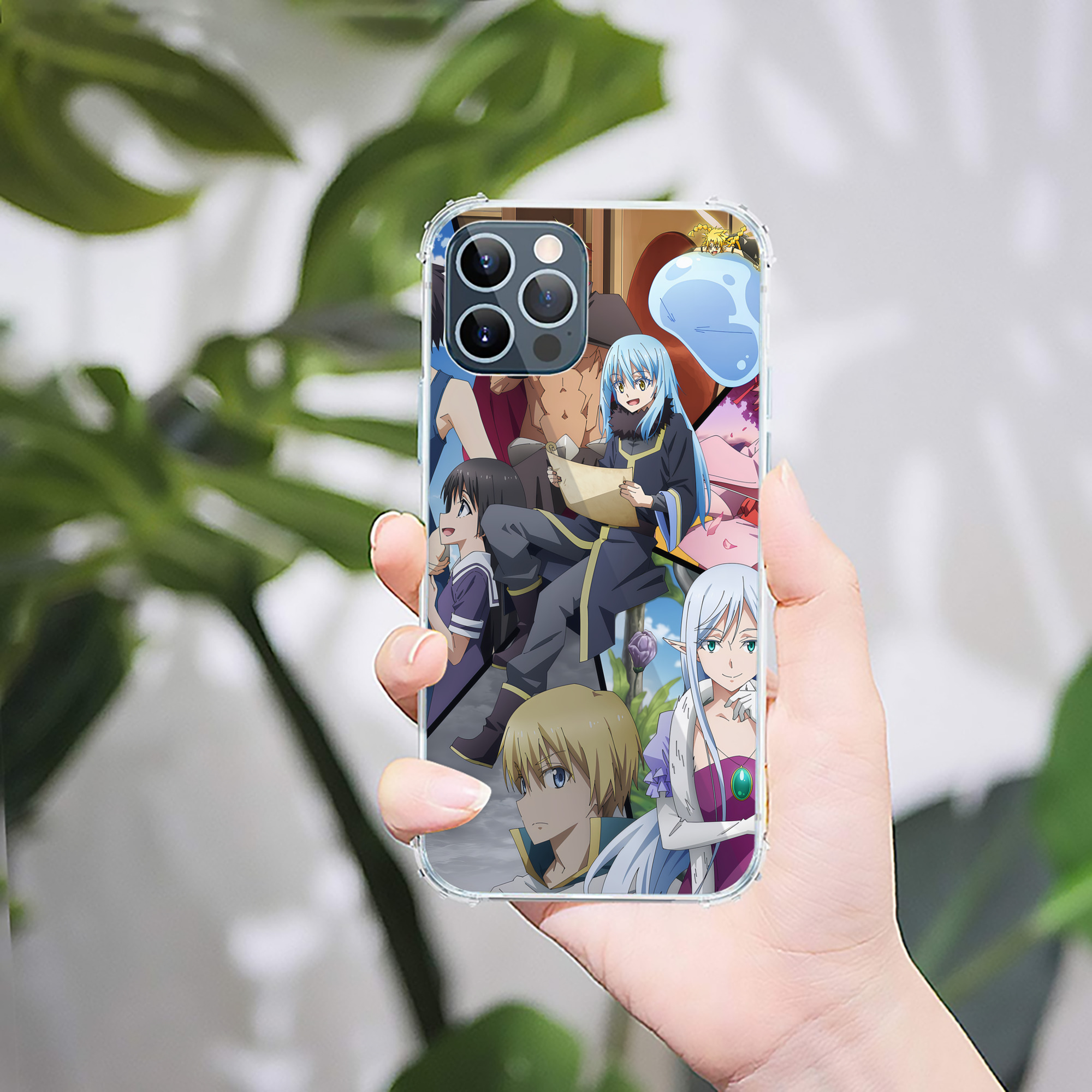 （画像用） 転スラ Regarding Reincarnated to Slime 【iPhone 12シリーズ対応】透明スマホケース（クリアソフトケース）